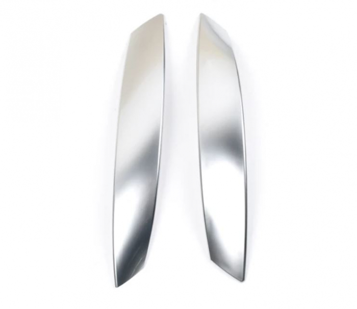 Set 2 Manere Exterioare Maner Usa Portiera Dedicat BMW Z4 E85 E86, Argintiu Lucios [2]