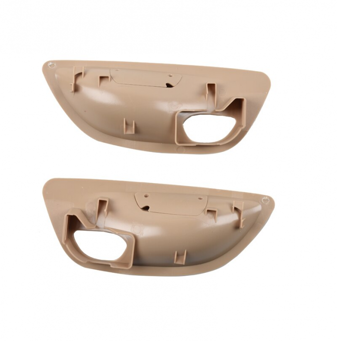 Set 2 Ornamente Manere Levier Usa Dedicat BMW Seria 5 F10 F11, Bej [2]
