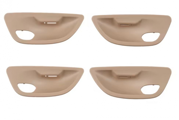 Set 4 Ornamente Manere Levier Usa Dedicat BMW Seria 5 F10 F11, Bej [1]