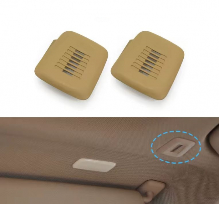 Set 2 Piese Trim Masca Ornament Microfon Plafon Dedicat BMW F30 F32 F07 F10 F15 F16 F12 F25 F49 G20 G30 G31 G01, Bej [2]