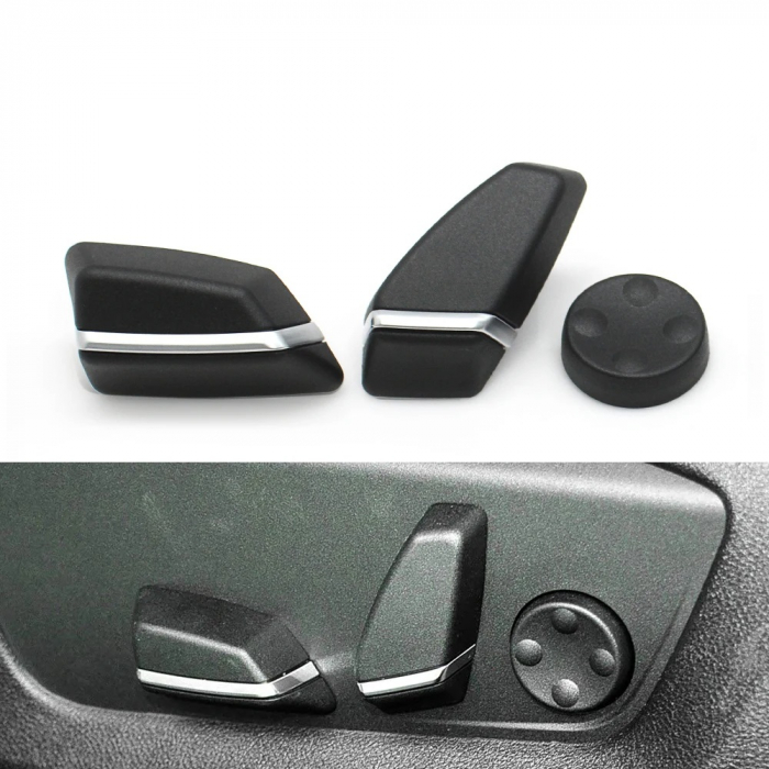 Set 3 Butoane Reglaj Scaun Dedicat BMW F01 F02 F06 F07 F10 F11 F15 F16, Stanga [3]