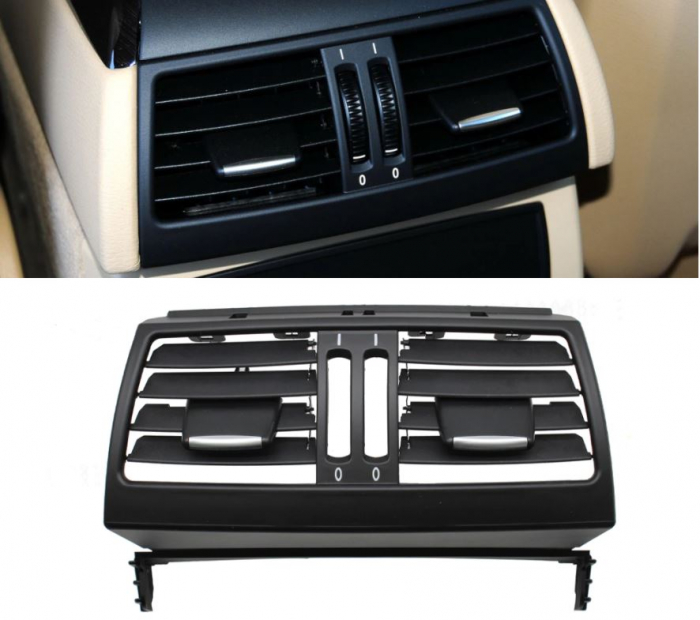 Grila Ventilatie Aerisire Dedicat BMW X5 X6 E70 E71, Central Spate, Standard [3]