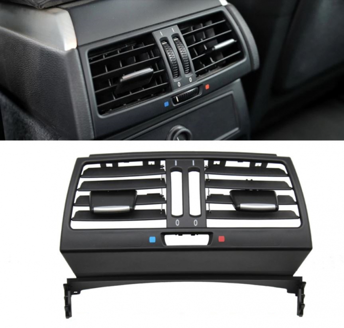Grila Ventilatie Aerisire Dedicat BMW X5 X6 E70 E71, Central Spate [3]