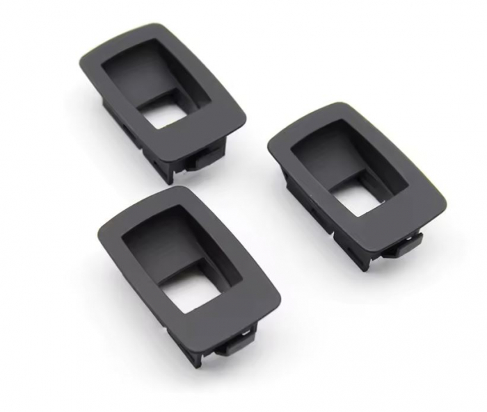 Set 3 Ornamente Butoane Geamuri Dedicat BMW Seria 3 E90 E91, Negru [1]