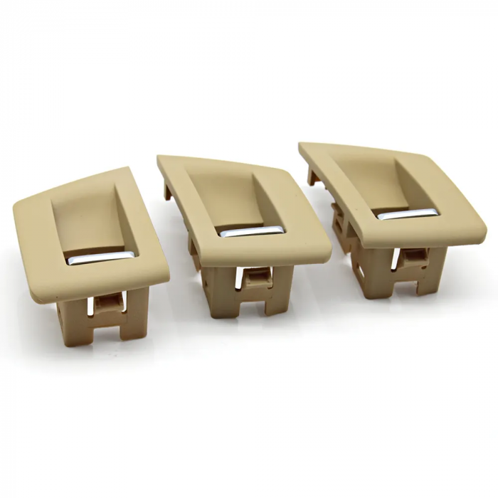 Set 3 Ornamente Butoane Geamuri Pasageri Dedicat BMW Seria 5 F10 F11, Bej [2]