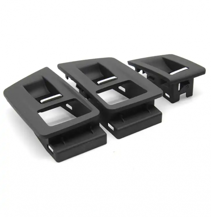 Set 3 Ornamente Butoane Geamuri Pasageri Dedicat BMW Seria 5 F10 F11, cu perdeluta, Negru [2]