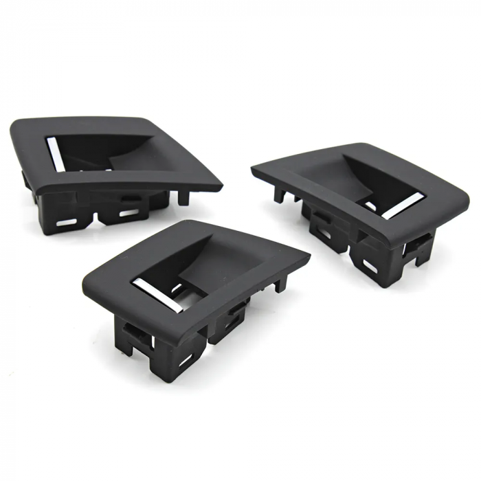 Set 3 Ornamente Butoane Geamuri Pasageri Dedicat BMW Seria 5 F10 F11, Negru [2]