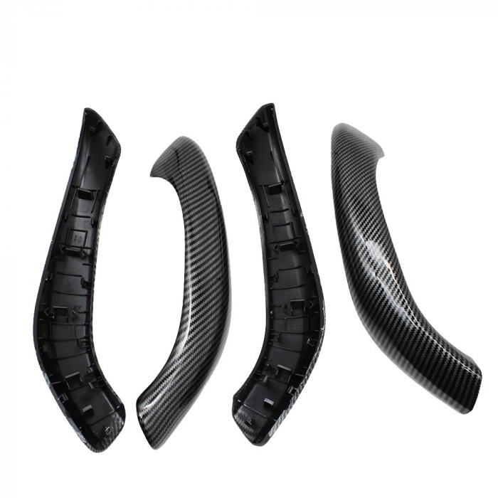 Set 4 Maner Exterior Usa Portiera Dedicat BMW X1 X2 F48 F49 F39, Negru Carbon [1]