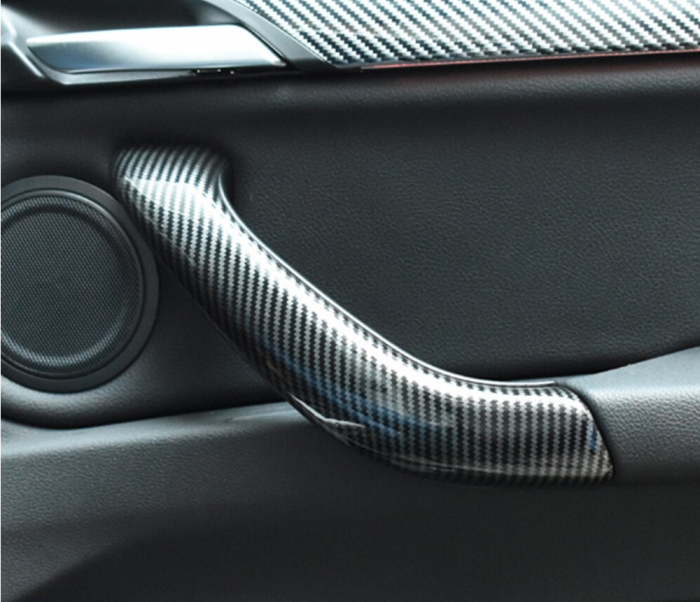 Set 4 Maner Exterior Usa Portiera Dedicat BMW X1 X2 F48 F49 F39, Negru Carbon [3]