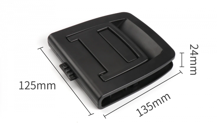 Maner Ornament Tava Portbagaj Dedicat BMW X5 X6 E70 E71 E60 E61 F15 F16, Negru, fara yala [2]