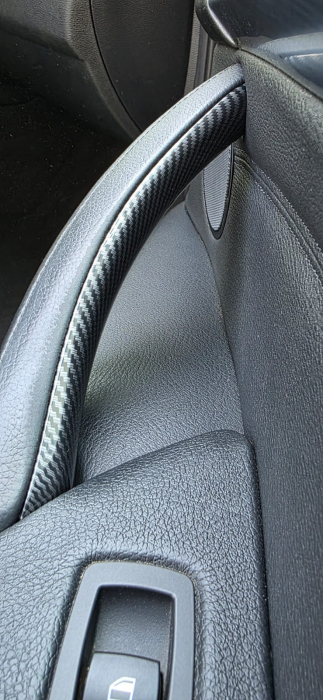 Set 4 Manere Complete Usi Dedicat BMW X5 X6 E70 E71, Negru Carbon [4]