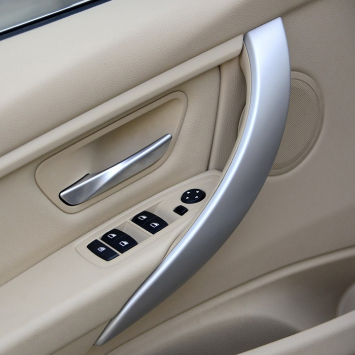 Set 2 Manere Exterior Usa Portiera Dedicat BMW F30 F31 F32 F33 F34 F35 F36 F80 F82 F83 M3 M4, Argintiu Satinat [2]