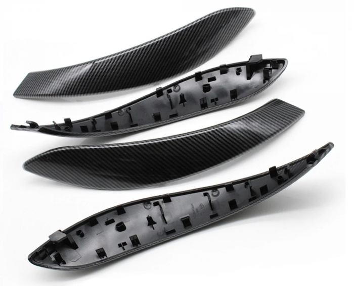 Set 4 Manere Exterior Usa Portiera Dedicat BMW F30 F31 F34 F35 F36, Negru Carbon [1]