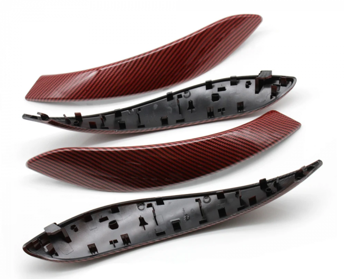 Set 4 Manere Exterior Usa Portiera Dedicat BMW F30 F31 F34 F35 F36, Rosu Carbon [1]