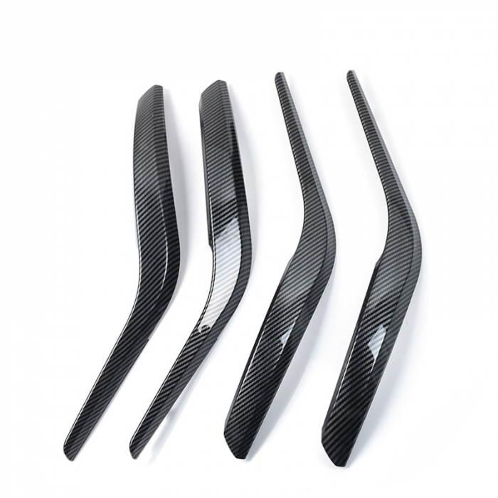 Set 4 Manere Exterior Usa Stanga Dreapta Dedicat BMW X1 E84, Negru Carbon [1]