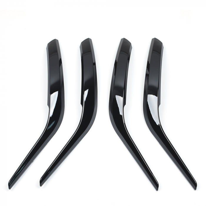 Set 4 Manere Exterior Usa Stanga Dreapta Dedicat BMW X1 E84, Negru Lucios [1]