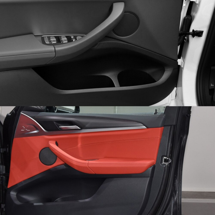 Set 4 Manere Interior Usa Portiera Dedicat BMW X3 G01 G08 F97 X4 G02 F98, Negru [3]