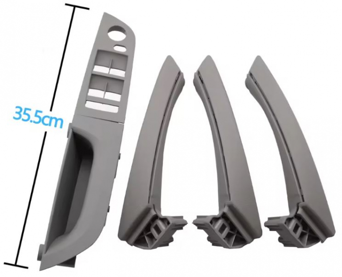 Set 4 Manere Usi Dedicat BMW Seria 3 E90 E91, Gri [2]