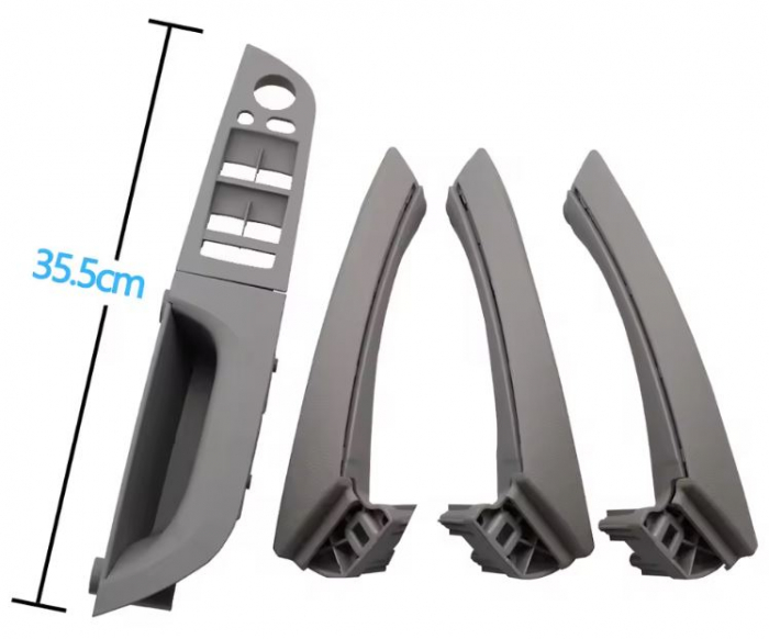 Set 4 Manere Usi Dedicat BMW Seria 3 E90 E91, Gri [2]