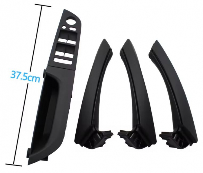 Set 4 Manere Usi Dedicat BMW Seria 3 E90 E91, Negru [2]