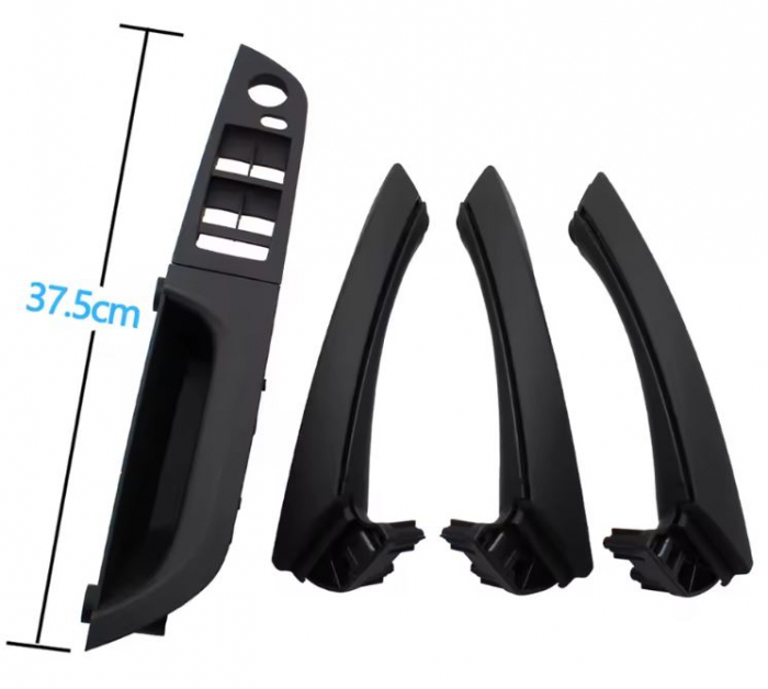 Set 4 Manere Usi Dedicat BMW Seria 3 E90 E91, Negru [2]