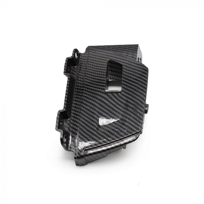 Set 4 Ornamente Butoane Geamuri Usi Dedicat BMW X3 G01 G08 F97 X4 G02 F98, Negru Carbon [4]