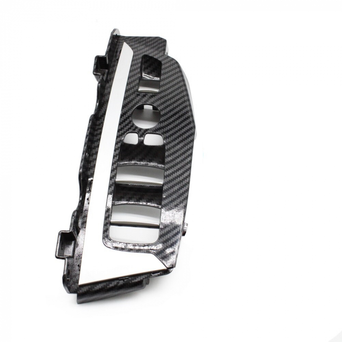 Set 4 Ornamente Butoane Geamuri Usi Dedicat BMW X3 G01 G08 F97 X4 G02 F98, Negru Carbon [2]