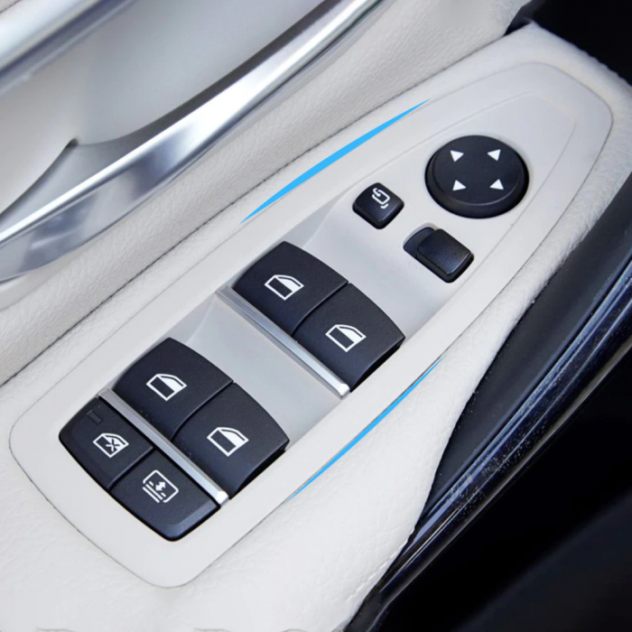 Set 4 Ornamente Butoane Usi Dedicat BMW F20 F21 F30 F31 F34 GT F35 F36, Oyster [2]