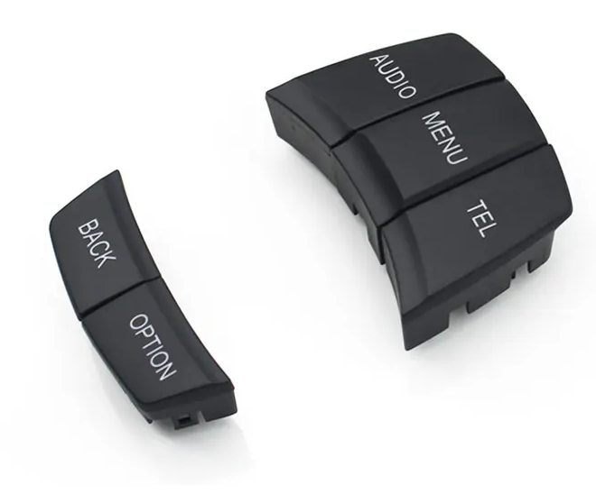 Set 5 Butoane Consola Multimedia iDrive Dedicat BMW F20 F21 F22 F30 F31 F32 F33 F45 F46 F48 F49 F52 F82 F83 F87 M3 M4, Negru [1]