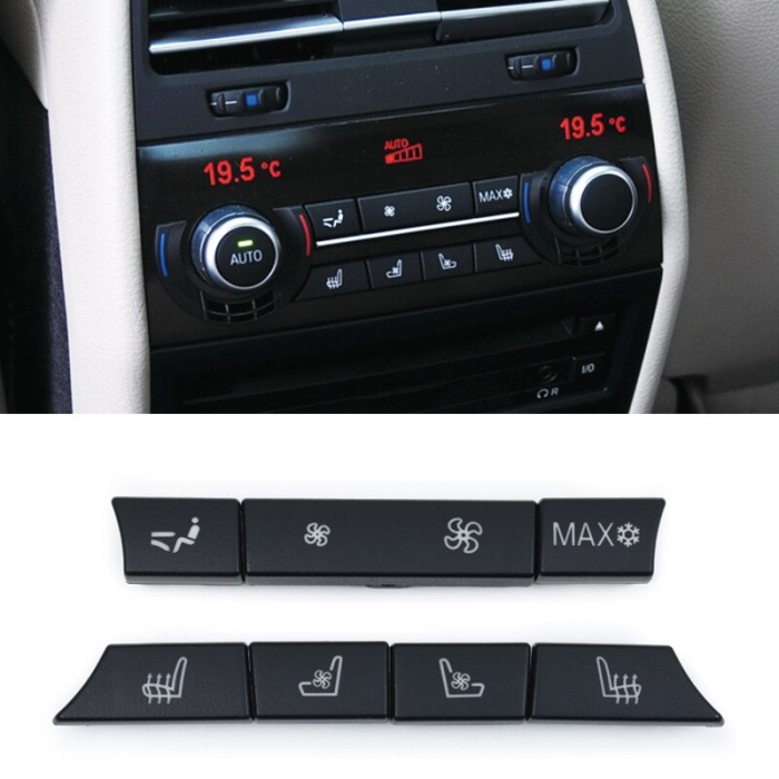 Set 7 Butoane Consola Clima Spate BMW 5 6 7 X5 X6 F10 F11 F01 F02 F06 F12 F15 F16 [2]