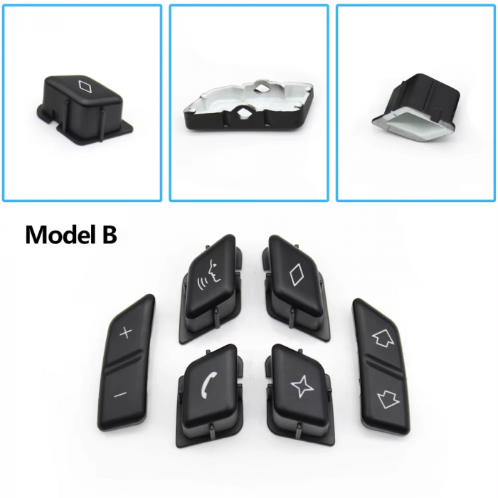 Set 6 Butoane Volan Stock Dedicat BMW E90 E91 E92 E93 X1 E84, Model B [2]