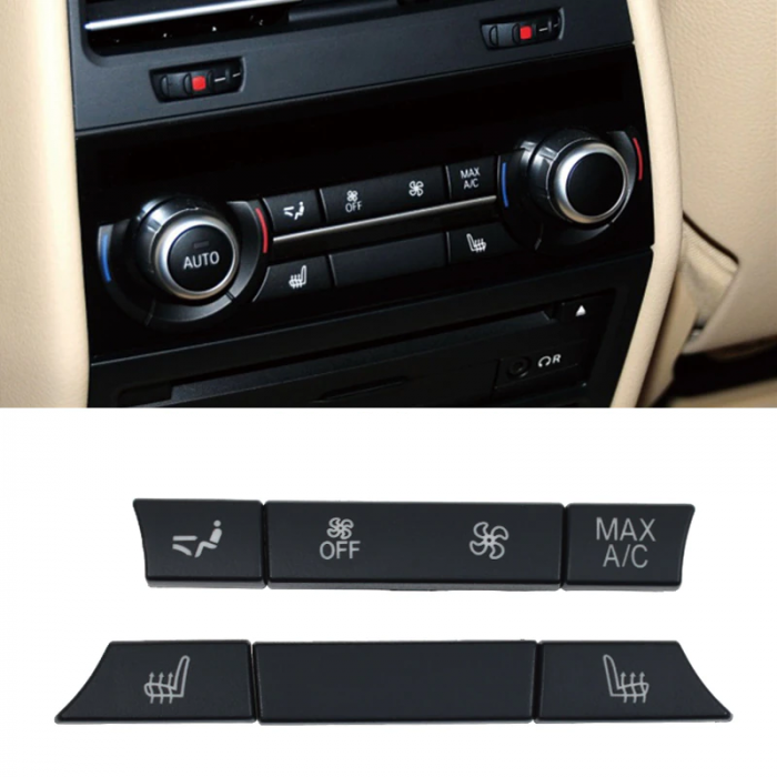 Set 7 Butoane Consola Clima Spate BMW 5 6 7 X5 X6 F10 F11 F01 F02 F06 F12 F15 F16 [2]