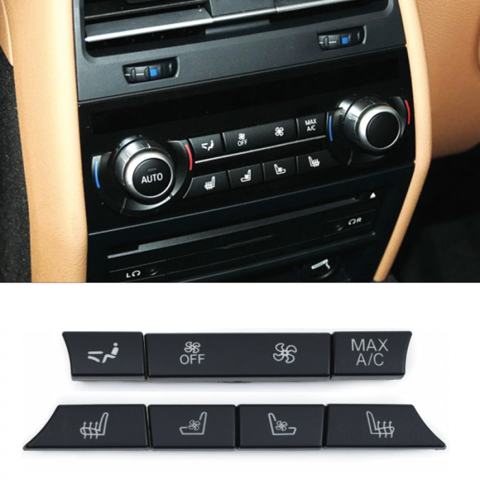 Set 7 Butoane Consola Clima Spate BMW 5 6 7 X5 X6 F10 F11 F01 F02 F06 F12 F15 F16 [2]