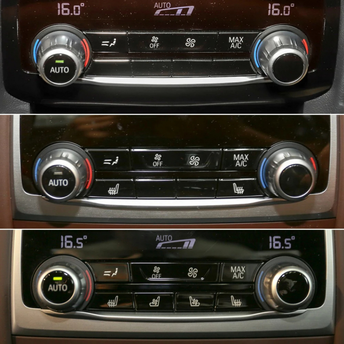 Set 7 Butoane Panou Clima Ventilatie Spate Dedicat BMW G30 G31 6GT  G32 G11 G12 F90 M5, Model A [5]