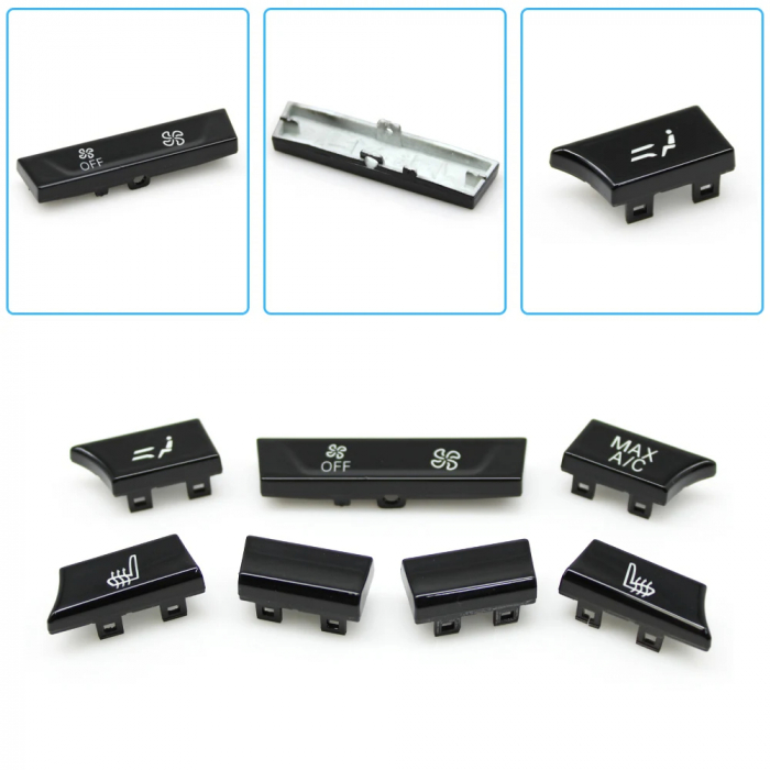Set 7 Butoane Panou Clima Ventilatie Spate Dedicat BMW G30 G31 6GT  G32 G11 G12 F90 M5, Model A [3]