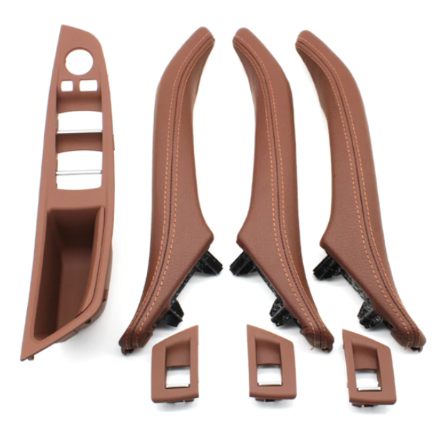 Set 7 Manere Complete Usi Portiere Dedicat BMW Seria 5 F10 F11, Maro [1]