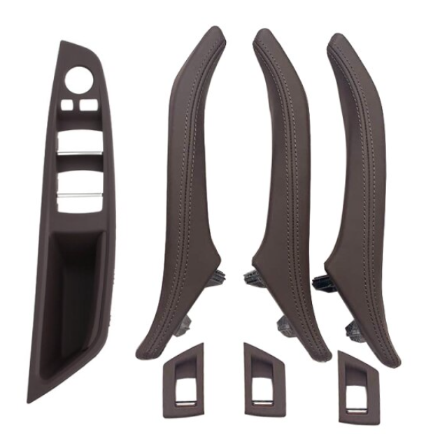 Set 7 Manere Complete Usi Portiere Dedicat BMW Seria 5 F10 F11, Moka [1]