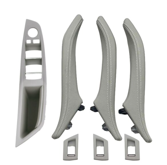 Set 7 Manere Complete Usi Portiere Dedicat BMW Seria 5 F10 F11, Gri [1]