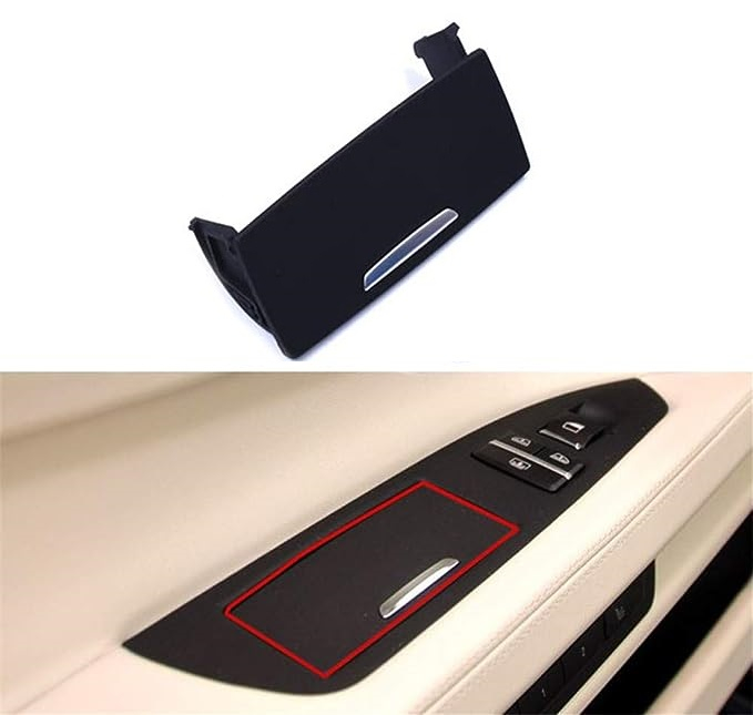 Capac Ornament Scrumiera Usa Spate Dedicat BMW X1 F30 F31 F35 F01 F02 E84, NonFacelift, Stanga, Negru [2]