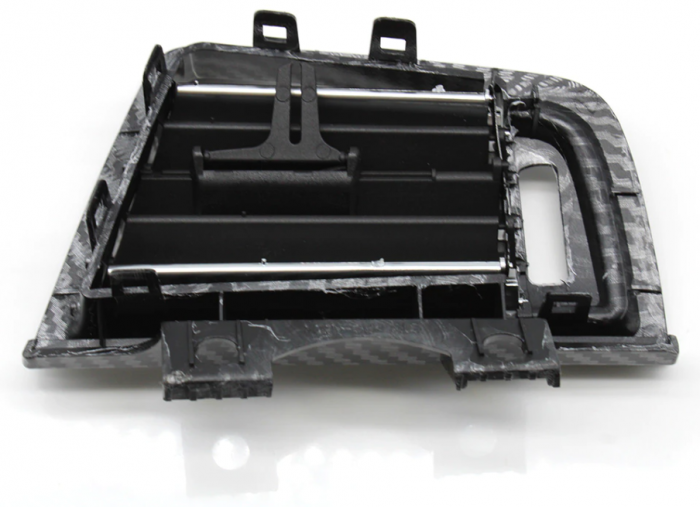 Set 3 Grile Ventilatie Aer BMW Seria 5 F10 F11, Fata, Negru Carbon [8]