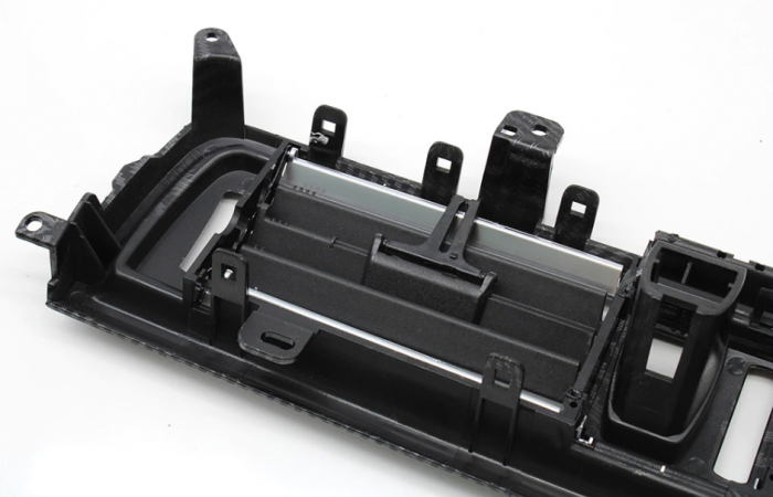 Set 4 Grile Ventilatie Aer BMW Seria 5 F10 F11, Climatronic, Negru Carbon [6]
