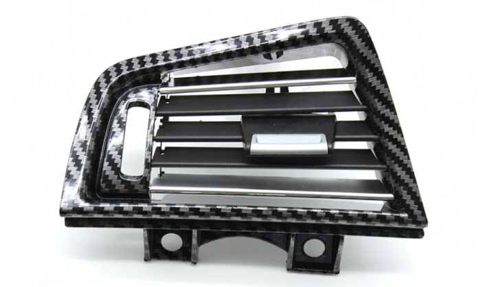 Set 4 Grile Ventilatie Aer BMW Seria 5 F10 F11, Climatronic, Negru Carbon [5]