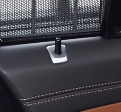 Set Pin Trim Ornament Deshidere Inchidere Usa Dedicat BMW Seria 7 G11, Spate, Negru [2]