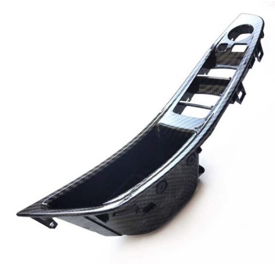 Set 7 Ornamente Manere Interioare Dedicat BMW Seria 5 F10 F11, Negru Carbon [5]
