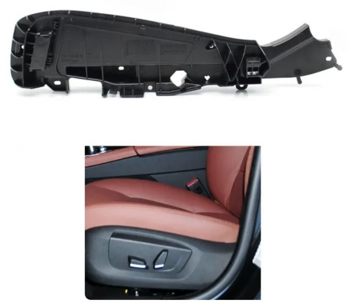 Trim Suport Scaun Dedicat BMW F01 F02 F10 F11 F07 F15 F16 G30 G11 G12, Stanga [3]