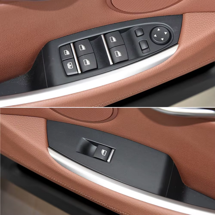 Trim Ornament Butoane Geamuri Oglinzi Usa Dedicat BMW Seria 5GT F07, Stanga, Negru [2]