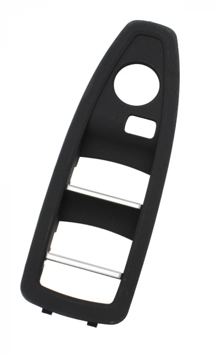 Trim Ornament Butoane Usa Dedicat BMW F20 F21 F30 F31 F34 GT F35 F36, Stanga, Negru [1]