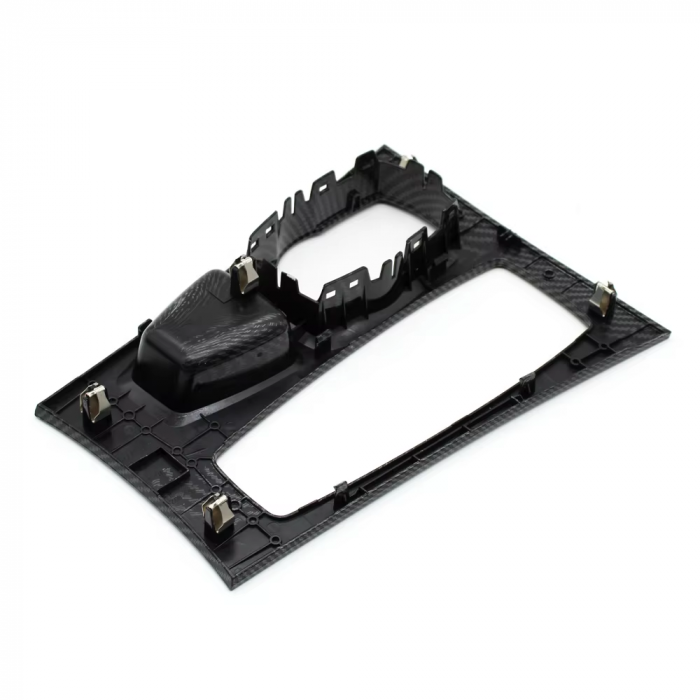 Trim Ornament Consola Centrala Dedicat BMW X5 X6 E70 E71, Negru carbon [3]