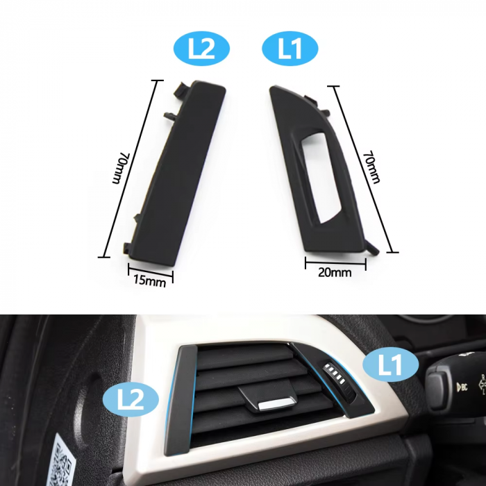 Trim Ornament Grila Ventilatie Aer Dedicat BMW F20 F21 F22 F23, L1 [2]