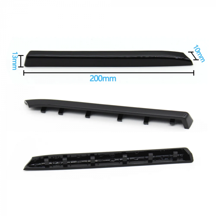Trim Ornament Grila Ventilatie Dedicat BMW Seria 3 4 M3 M4 F30 F31 F34 F35 F32 F33 F36 F82 F83, Stanga, Negru [2]